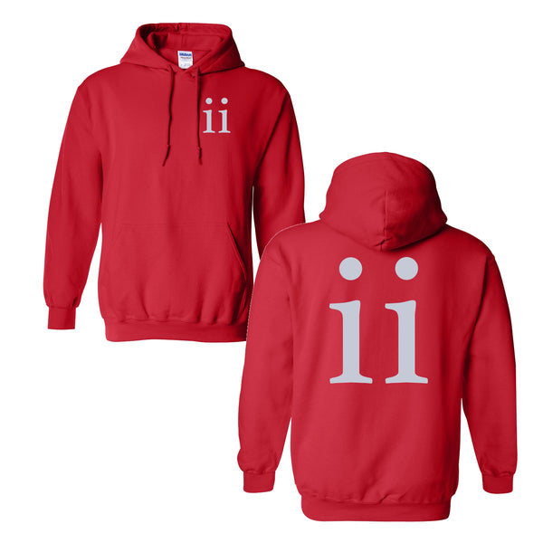 DESIIGNER RED ii HOODIE