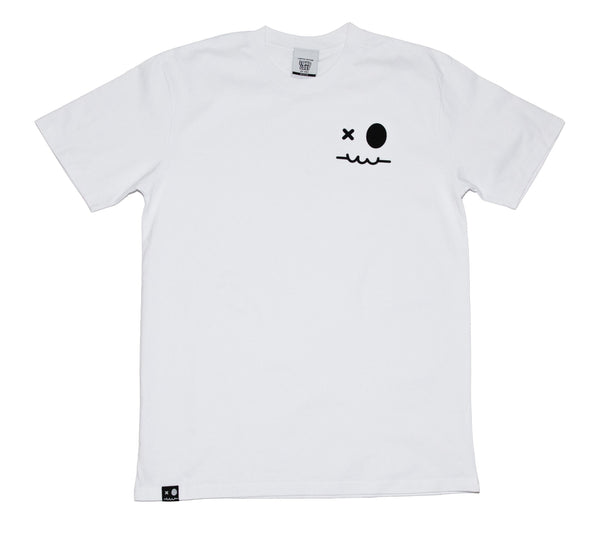 Long Lost "Skele Face" White T-Shirt
